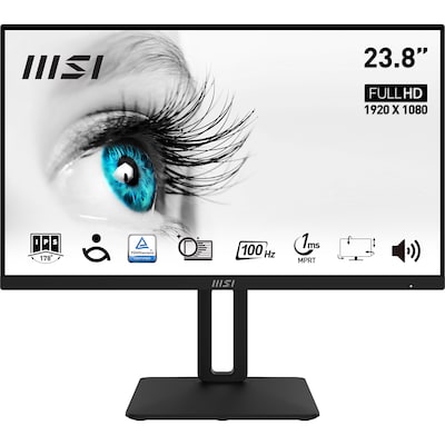 MSI Pro MP242APDE 60cm (23,8") FHD IPS Office Monitor 16:9 HDMI/DP/VGA 100Hz 4ms